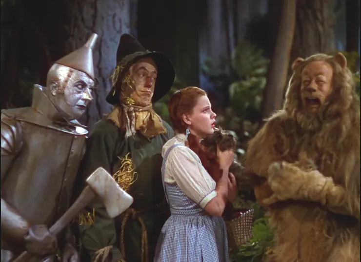 膽小獅被桃樂絲甩巴掌後開始哭哭