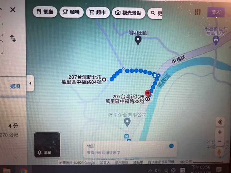 中福路88號不是特勤租屋