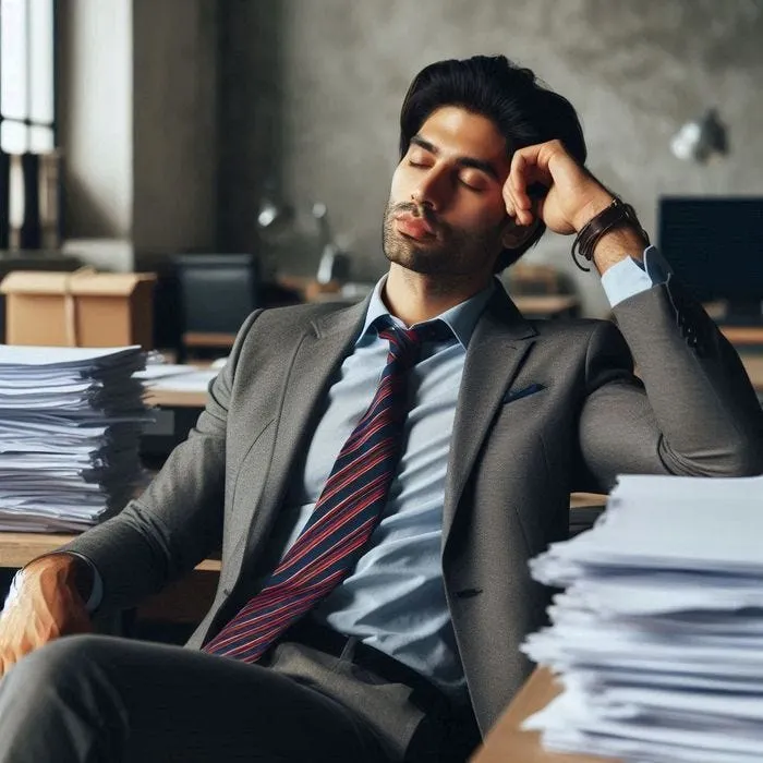 韓柄哲認為,現代人已經失去了真正的「休息」概念,取而代之的是「積極的放鬆」(如健身、旅行等)。由 DALLE-3 生成。