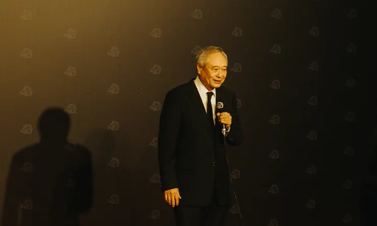 第 61 屆金馬獎頒獎典禮，頒獎嘉賓李安。／攝影：朱學文