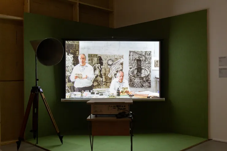 「威廉・肯特里奇」工作室展場照／臺北市立美術館提供