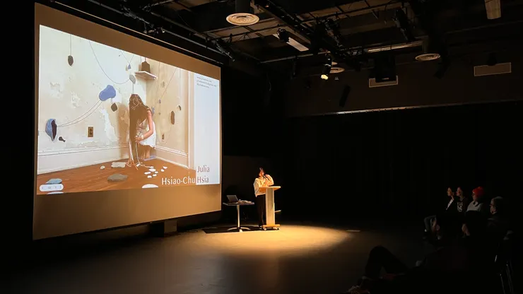 駐村機構 Casa 安排的駐村藝術家演講活動照片