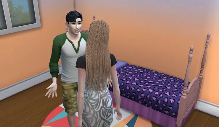 爸爸也鼓勵她~ 去吧~ 過得快樂都好~