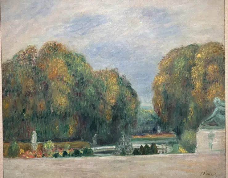 雷諾瓦 <凡爾賽>   美國大都會博物館名作展展覽  攝於國立故宮博物院