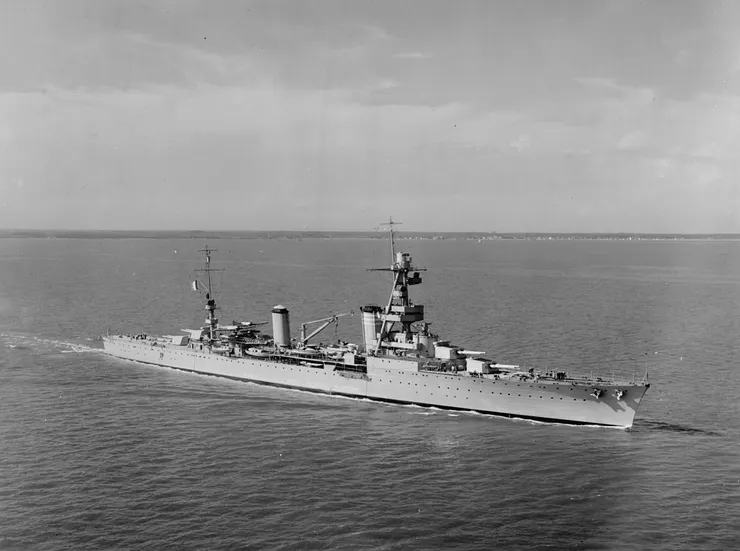 1931年拍攝的蘇弗朗號重巡洋艦