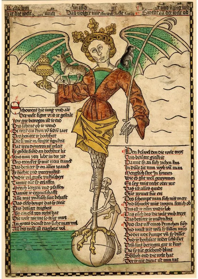 15世紀晚期的七宗罪寓意畫