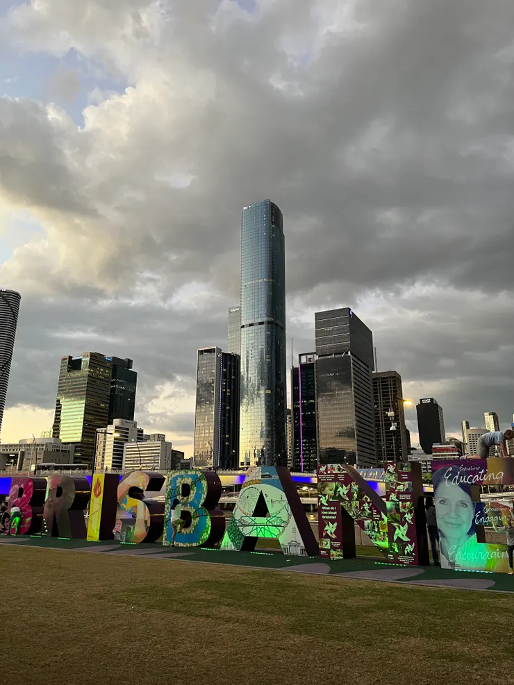 南岸公園還有Brisbane的地標！
