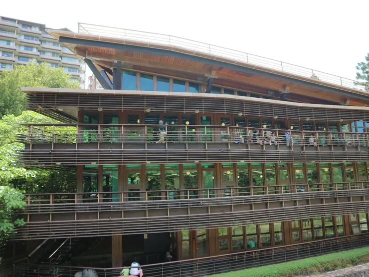 20年前就建好的北投圖書館，我還是前幾年才真正踏進去