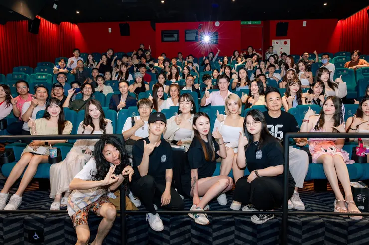 《96分鐘》監製鄒介中親臨現場互動，現場反饋大受好評。永笙科技/提供