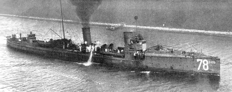 與約克號相撞的魚雷艇S178號