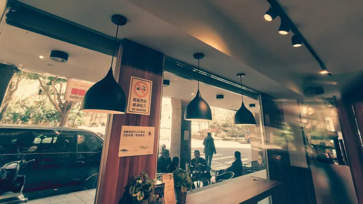 咖啡館的風景