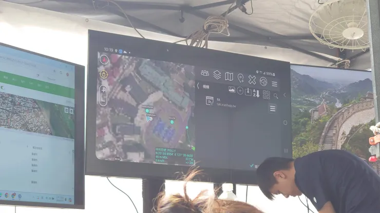 ATAK介面，似乎有想接入無人機影像訊號的嘗試
