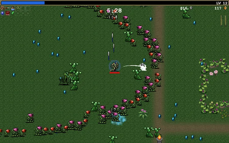 吸血鬼倖存者中的怪物圈