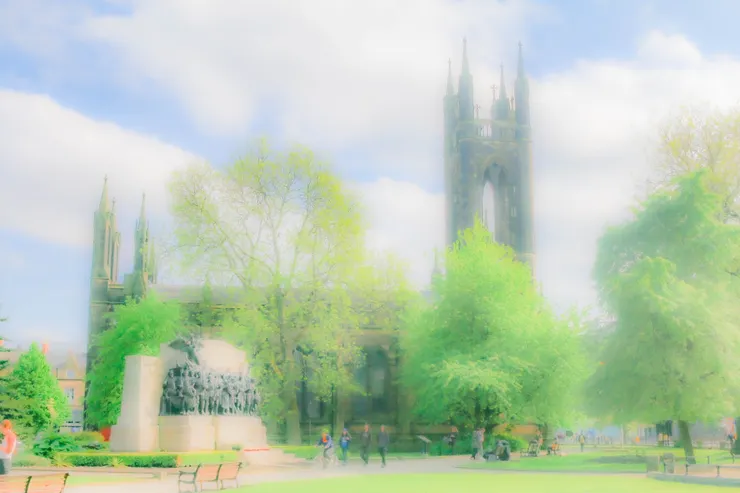 紐卡索市區邊緣的一處公園