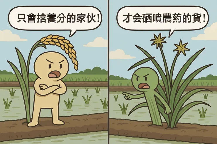 稻草VS稗草