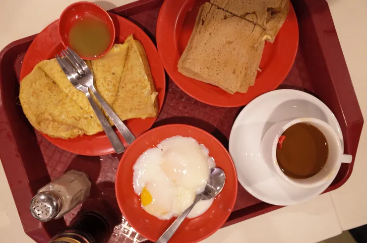 Set A亞坤土司套餐+法國土司