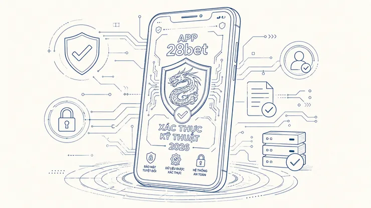 Quy trình xác thực tải app 28bet chính thức 2026.