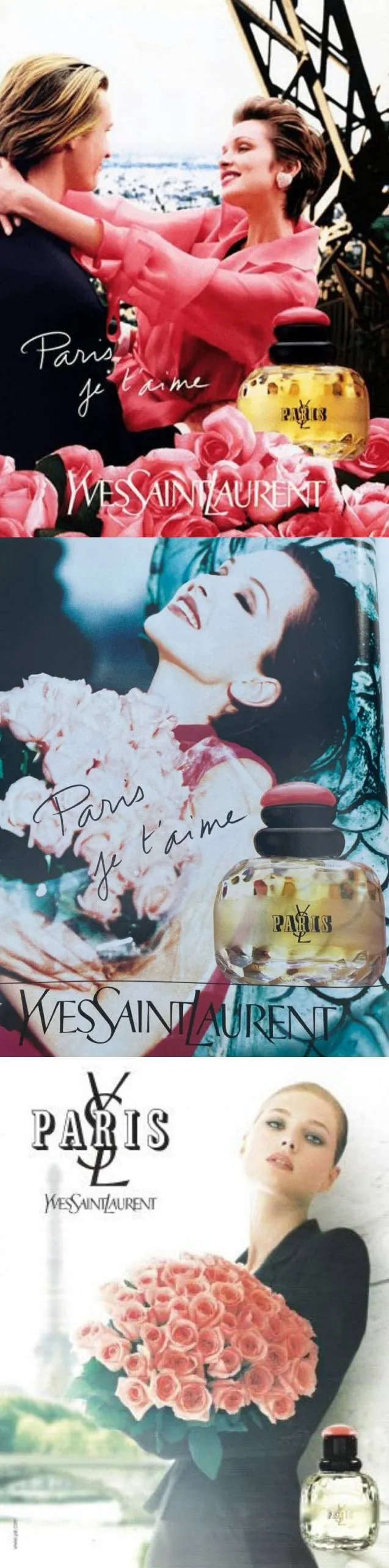 YSL Paris 充滿復古風情的海報 (圖片 : 網路)