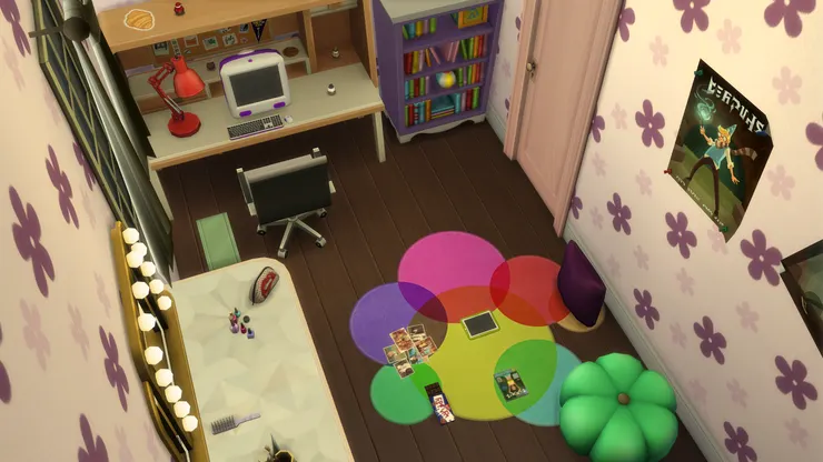 幾個女生就這麼坐在一起看偶像照片、看流行雜誌和看平板追蹤帥哥新動向,還可以一邊看一邊吃巧克力,何其快樂!這便是青春!