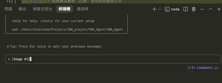 複製成功會出現像是「 [Image #1] 」的樣子！