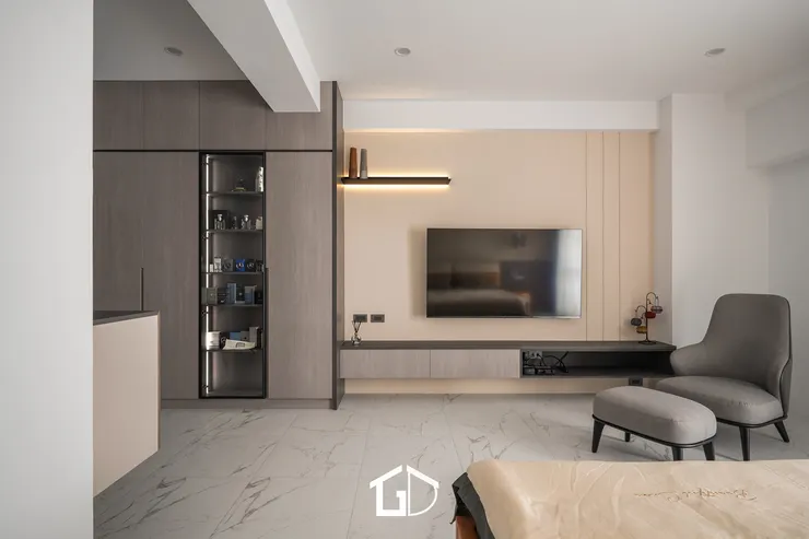 矩設計｜斜影｜臥室