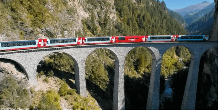 瑞士旅遊景觀列車