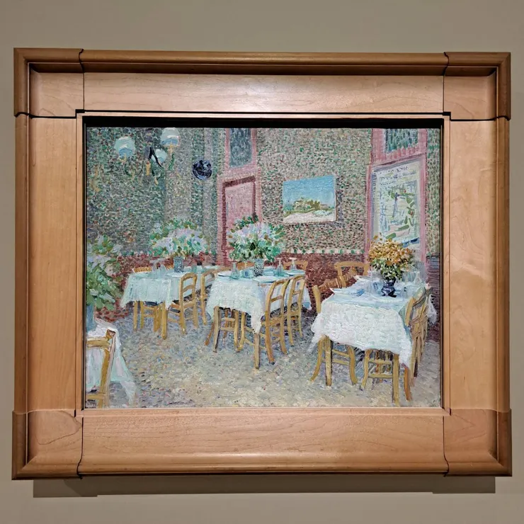 ▲餐廳內（1887年作品）