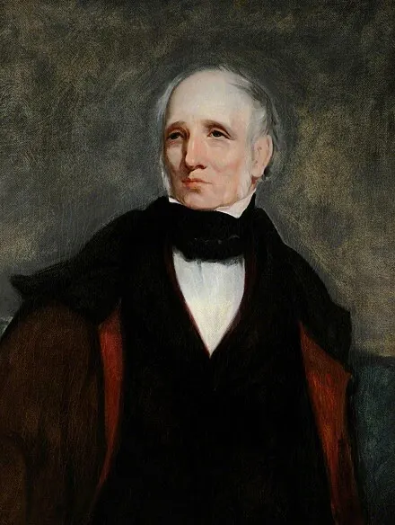 十八世紀英國浪漫派詩人 William Wordsworth 畫像。