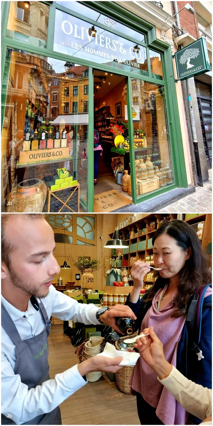 【老城區建築典雅商號應有盡有，侄女品味高帶訪店家俱為上選！頂級橄欖油等專賣店，試飲之後，老婆忍不住買了橄欖油及油醋各一小瓶，後來没吃完還千里迢迢 帶回台灣。】