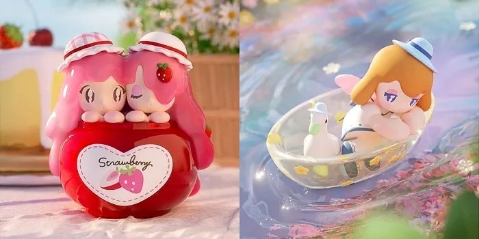 AAMY春日精靈系列盒玩：一口果醬(小隱藏)、小船搖籃曲(大隱藏)。