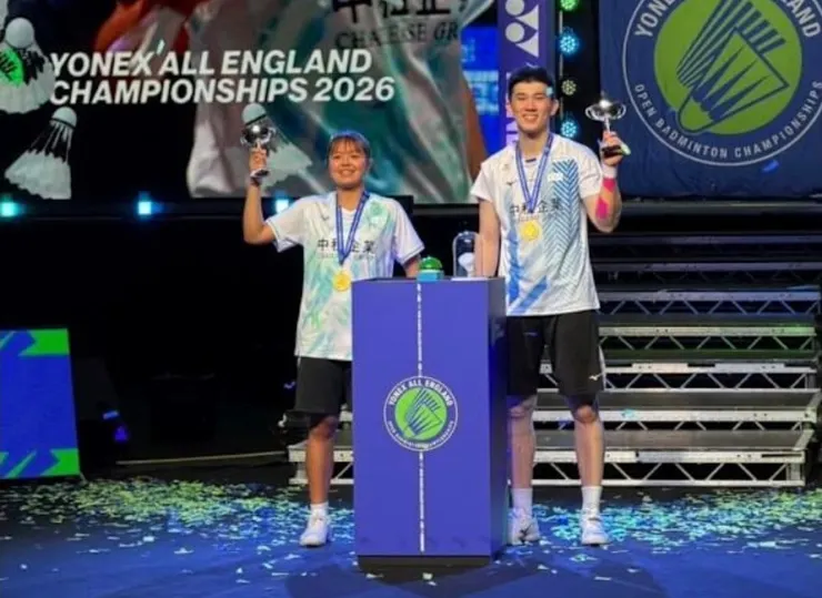 葉宏蔚和詹又蓁奪得混雙冠軍