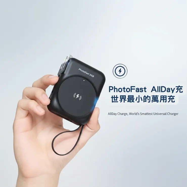PhotoFast AllDay充：世界最小的防爆萬用充！