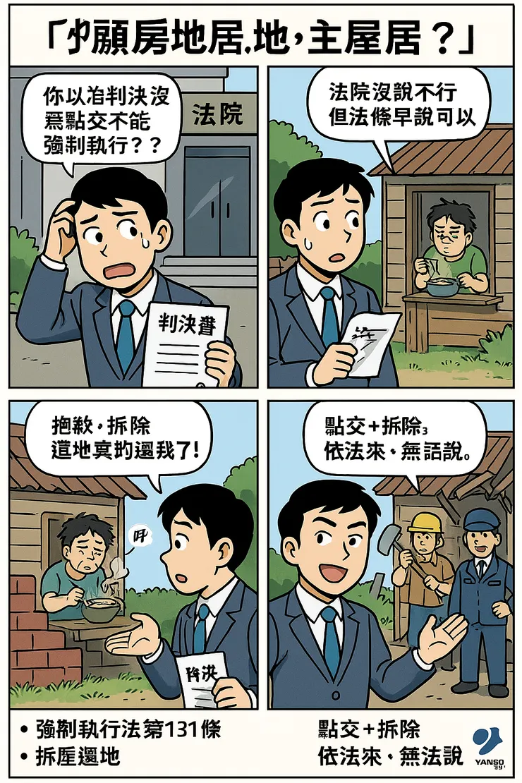 判決可作為強制執行