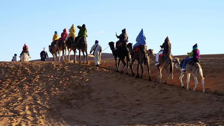 駱駝隊出發