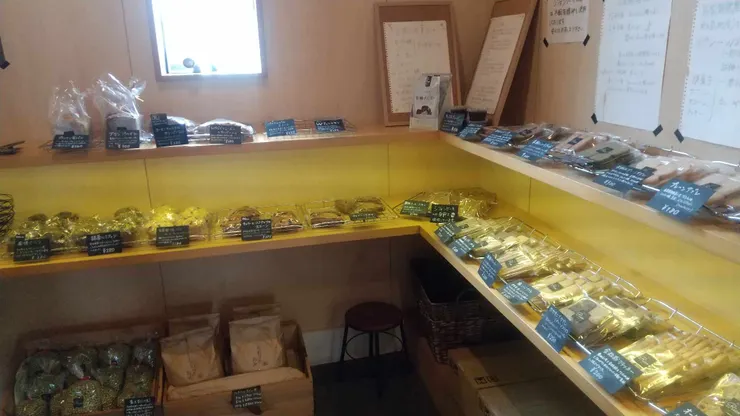 自製小麥粉的餅乾、瑪芬、麵包區