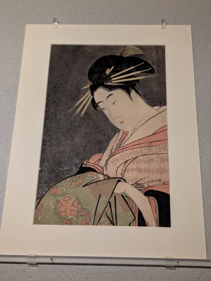 美人氣量競：五明樓花扇--喜多川歌麿