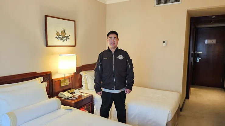 這是我和老爸去住的台北福華大飯店!