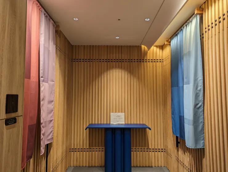 輕井澤英迪格的浴場入口，裡面相機止步，大家去的時候一定要用心體驗！