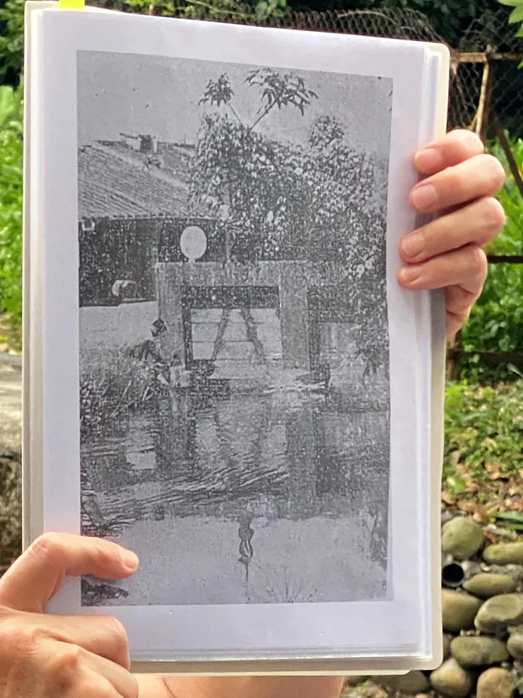 檔門頭的水門舊照