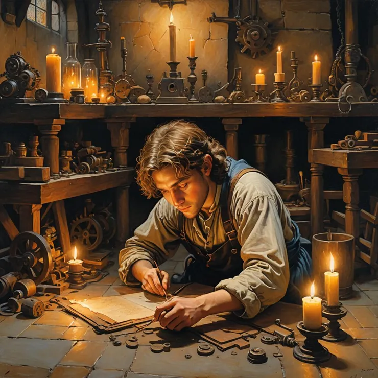 Style : Oil painting 