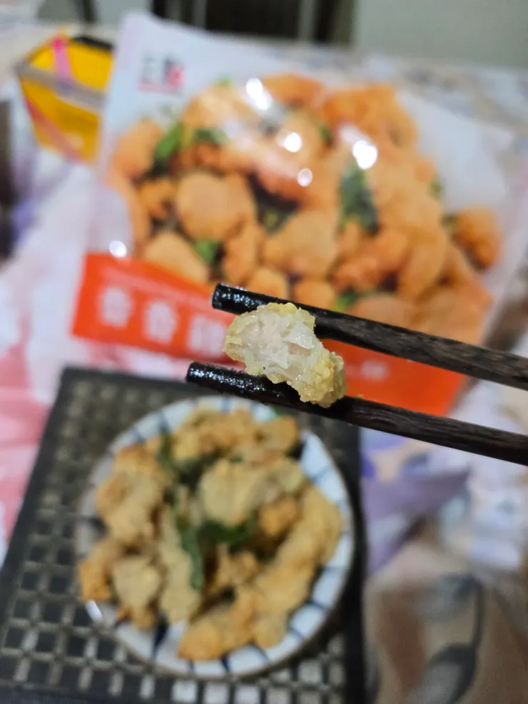 吃起來真的很肯德雞雞米花