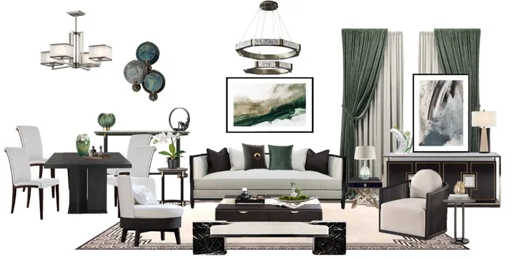 預備參賽的新中式軟裝搭配