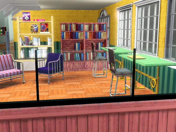 從餐廳看過去。