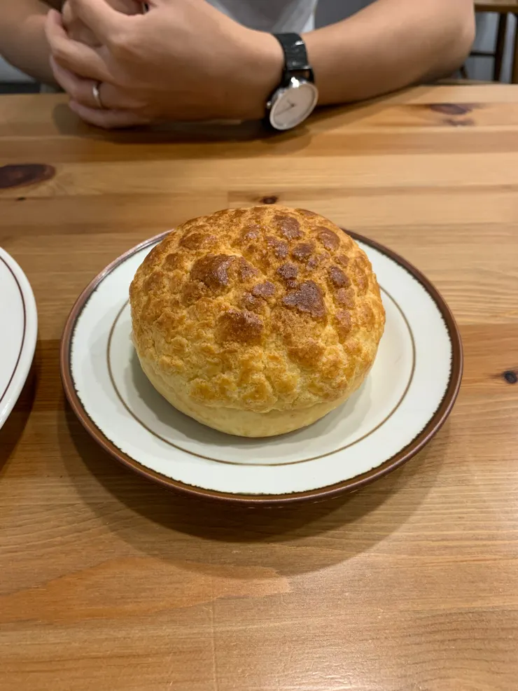 冰火菠蘿油$65，現做的溫熱令人著迷