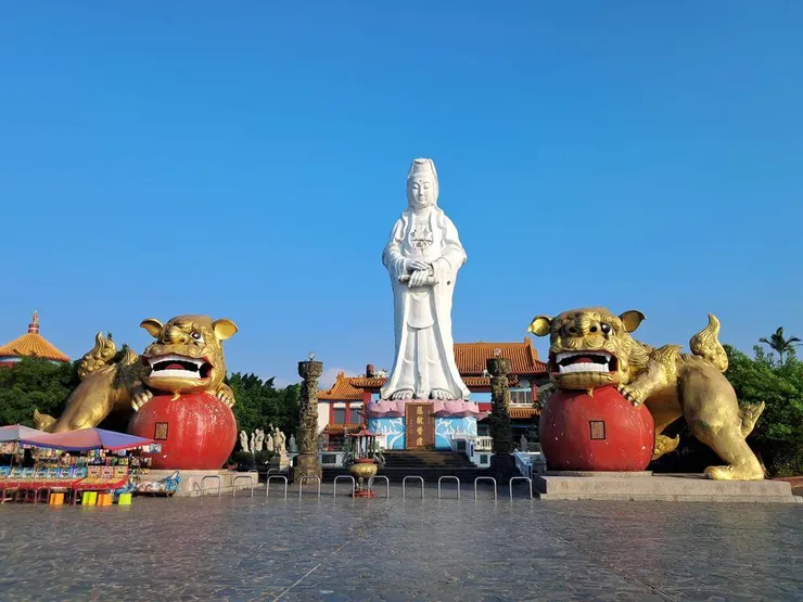 港口東邊的基隆中正公園。來源：基隆市政府。