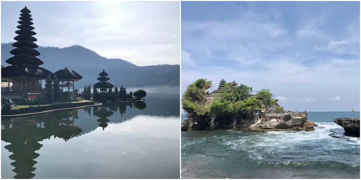 Mei Chen提供。左：布拉坦水神廟；右：海神廟