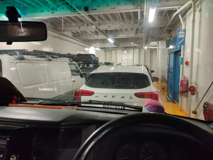 塔斯馬尼亞精神號的車庫