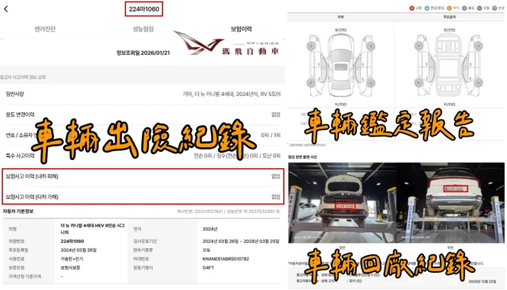 韓規KIA The New Carnival HEV 9-seater Signature外匯車車況、鑑定報告。購買外匯車有保固嗎？ 