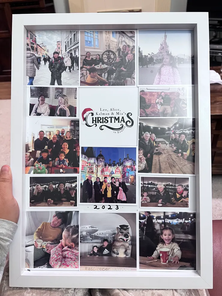 表妹送我們的這次環歐的照片集