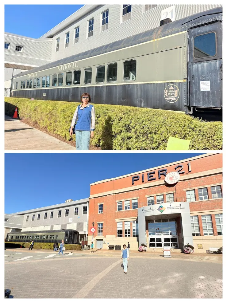 21號碼頭外觀和退役火車車廂